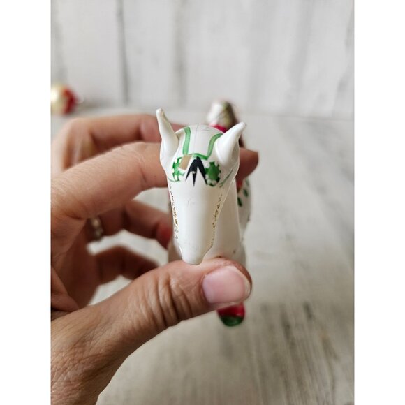 Vintage carlini horse pinata AS IS Italian glass Italy ornament string tree - Picture 3 of 9